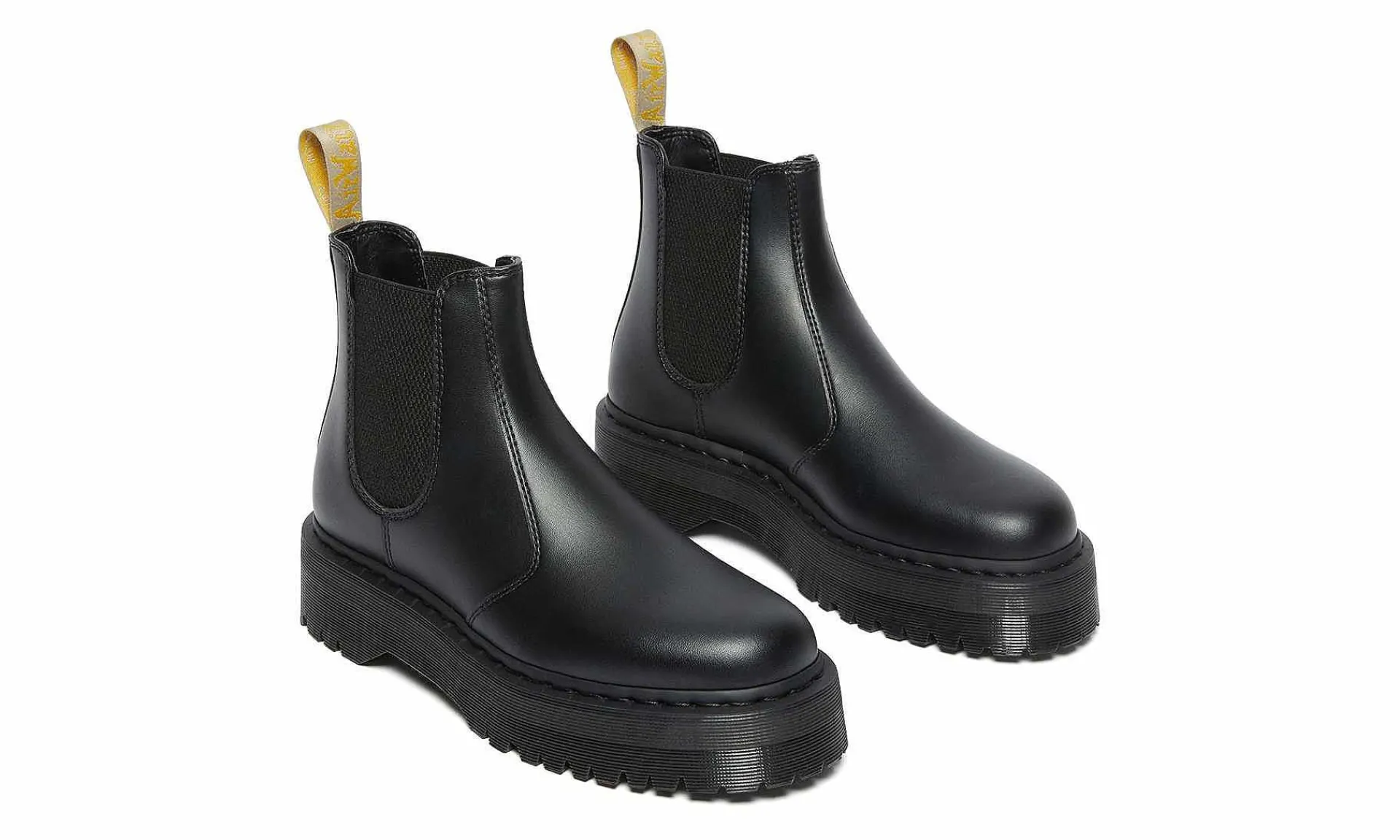 Damen Dr. Martens 2976 Quad Black Felix Rub Off