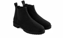 Damen 8000kicks Crossover Hemp Chelsea Boot Full Black