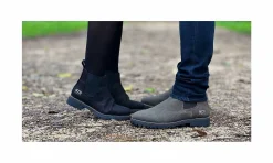 Damen 8000kicks Crossover Hemp Chelsea Boot Full Black