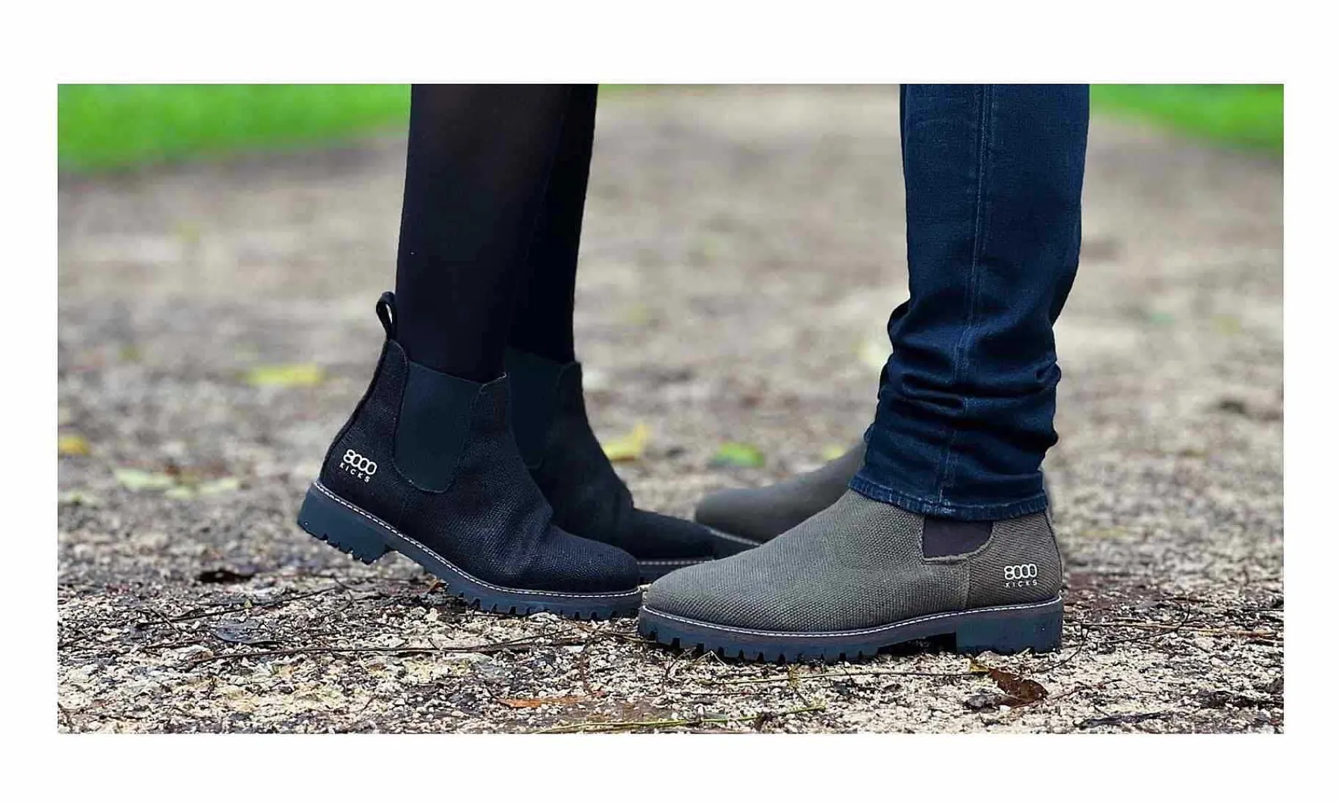 Damen 8000kicks Crossover Hemp Chelsea Boot Brown