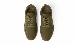 Damen Melawear Damen Sneaker Yala Olivgrun/Gum