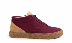 Damen bleed Eco4 Sneaker Mid Rot