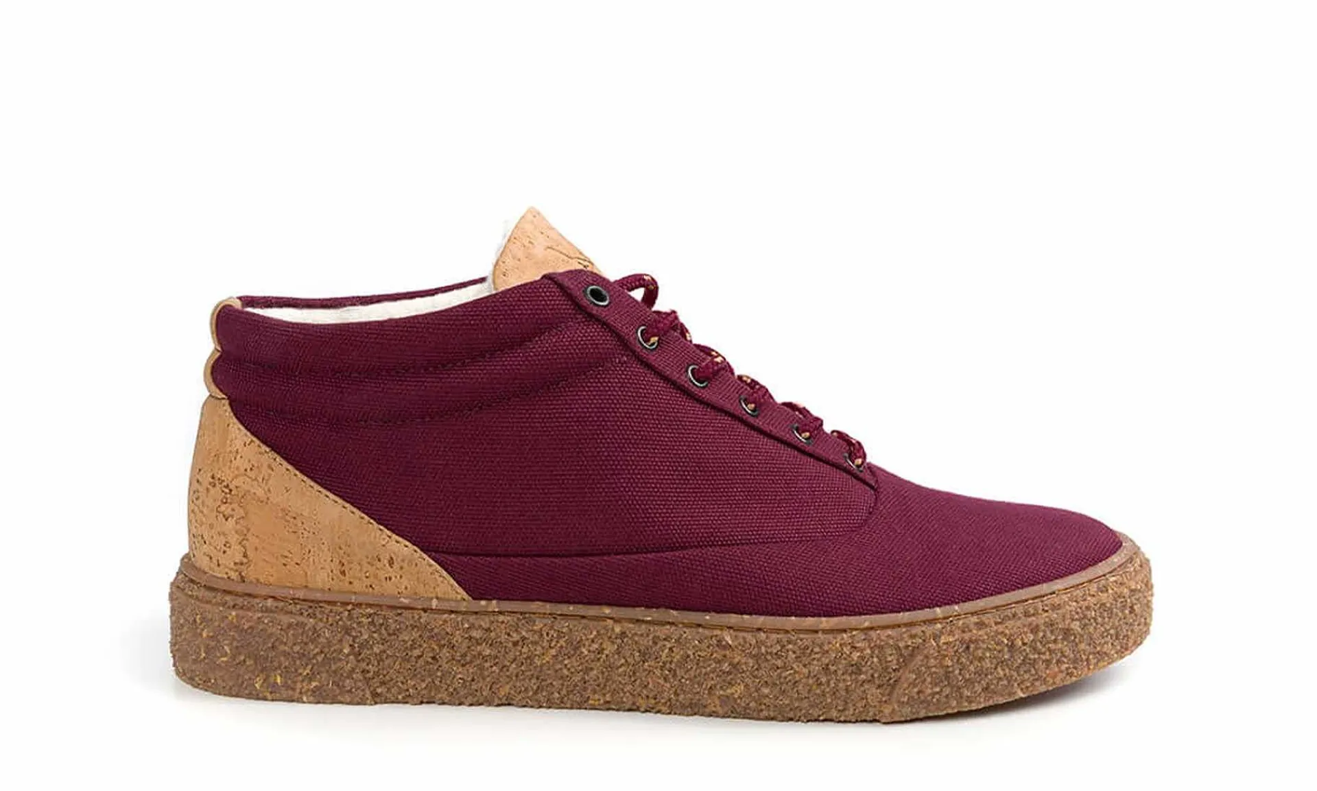 Damen bleed Eco4 Sneaker Mid Rot