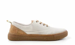 Damen bleed Eco4 Sneaker Naturweiss