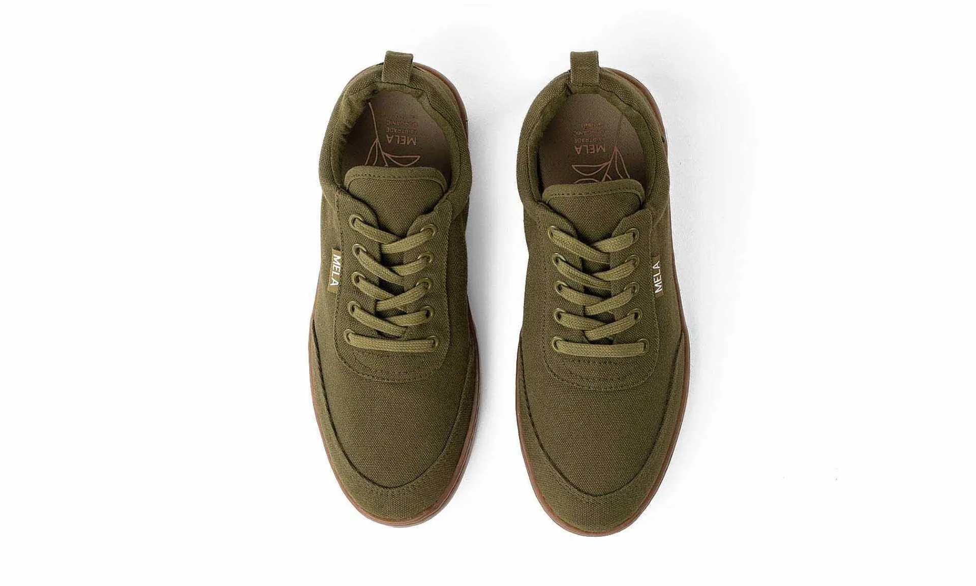 Herren Melawear Herren Sneaker Yala Olivgrun/Gum