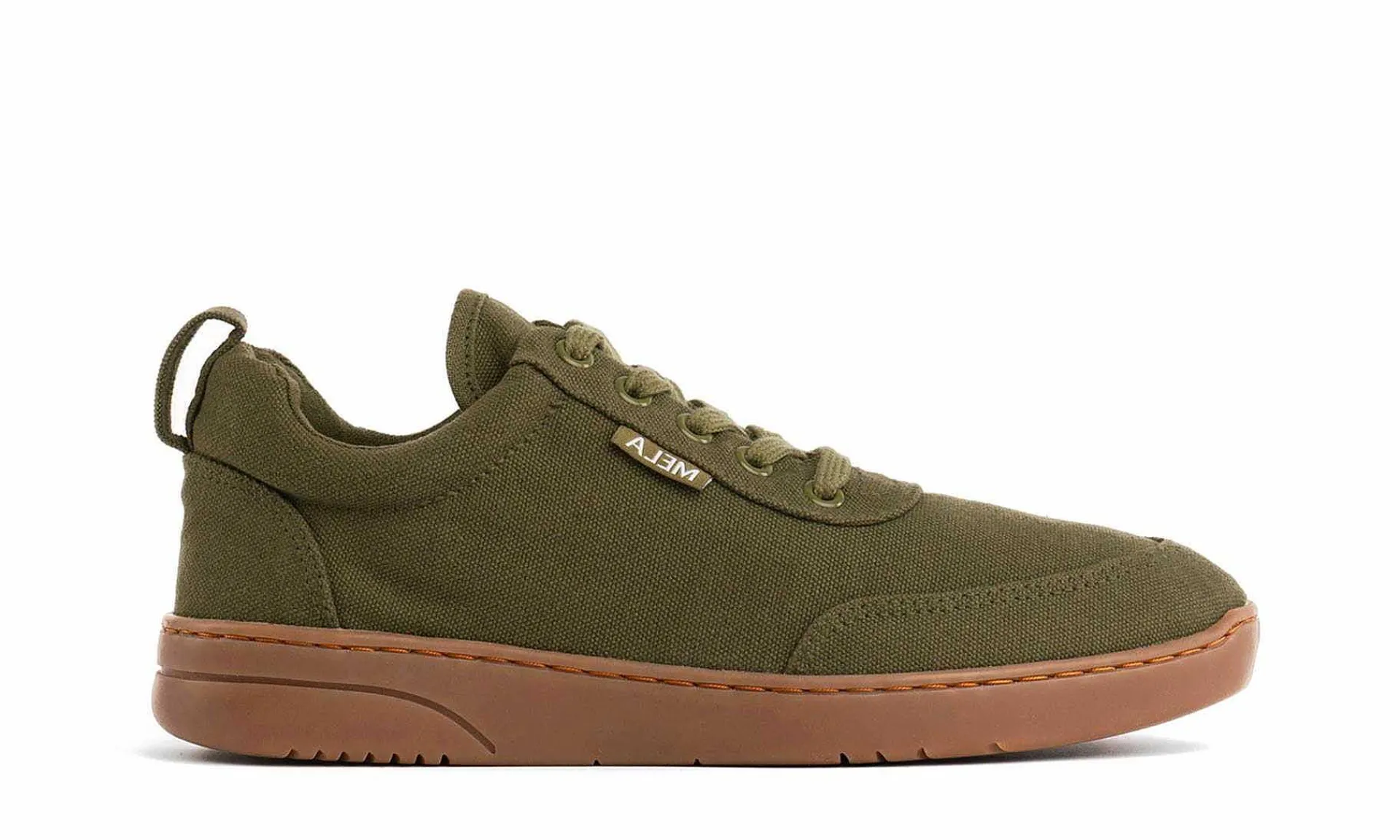 Herren Melawear Herren Sneaker Yala Olivgrun/Gum