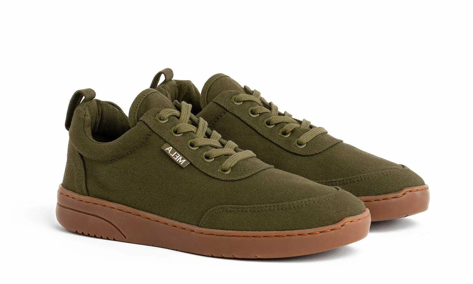 Herren Melawear Herren Sneaker Yala Olivgrun/Gum