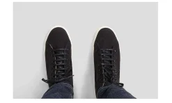Damen Ahimsa High Top Sneaker Black