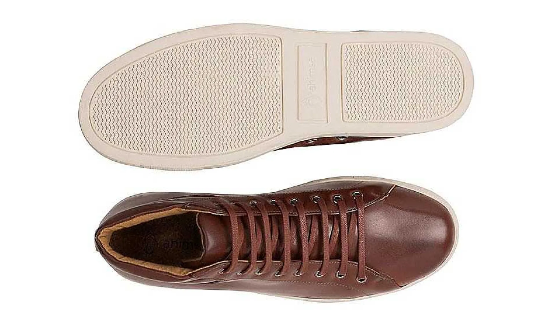 Damen Ahimsa High Top Sneaker Cognac