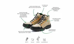 Damen Grand Step Shoes Hiking High Vegan Beige-Multi