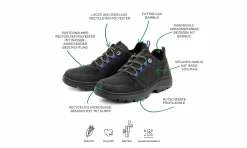 Damen Grand Step Shoes Hiking Low Vegan Black