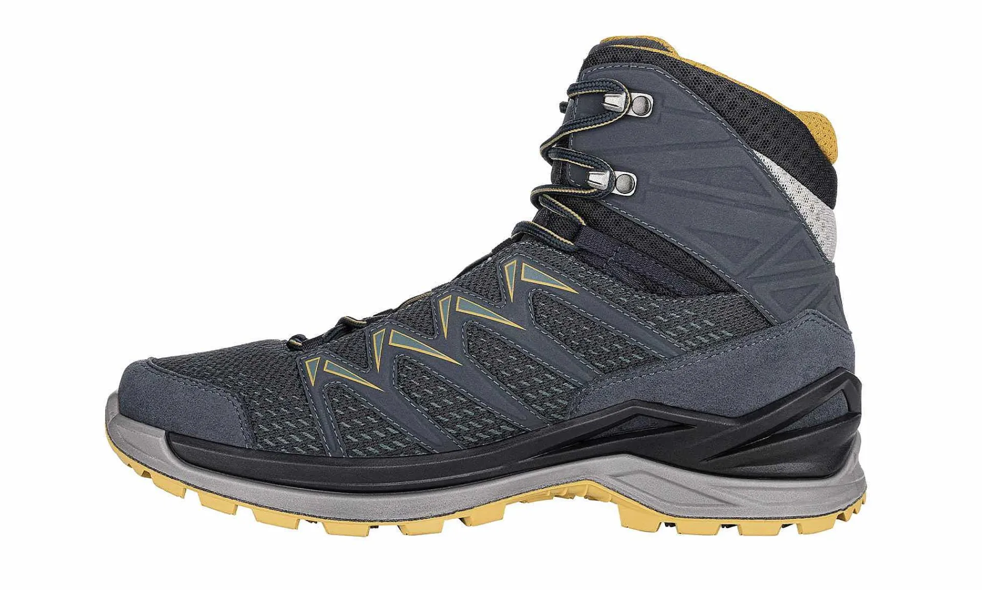 Damen LOWA Innox Gtx Mid Stahlblau/Senf