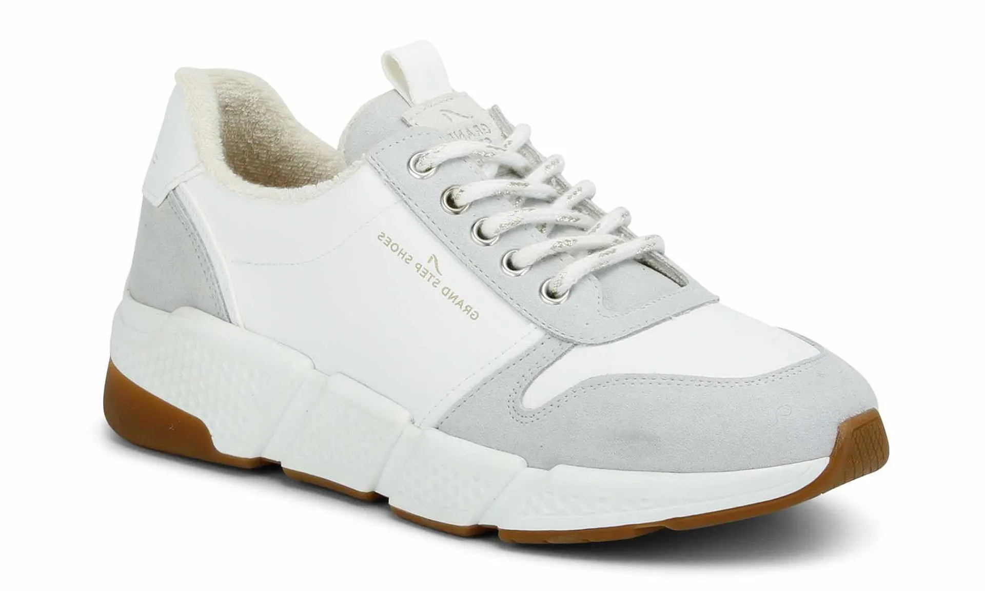 Damen Grand Step Shoes Joker White