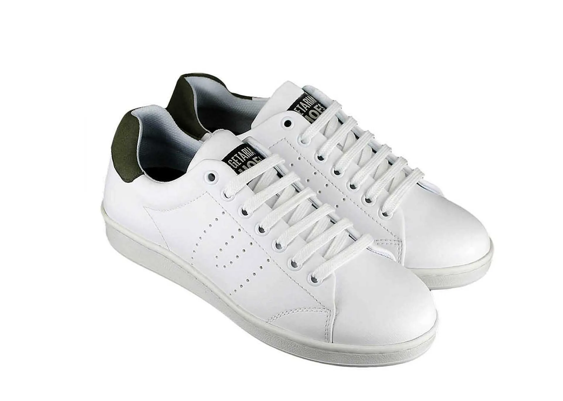 Damen Vegetarian Shoes Kemp 2 Sneaker White/Olive