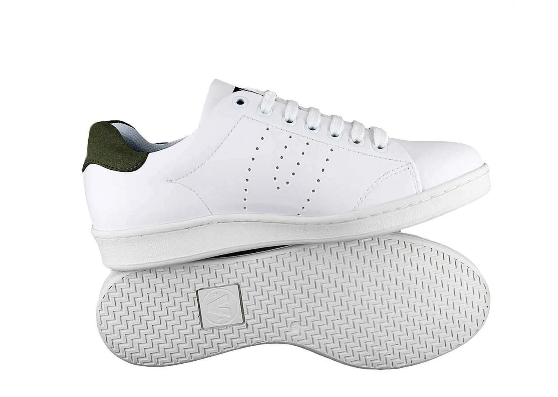 Damen Vegetarian Shoes Kemp 2 Sneaker White/Olive