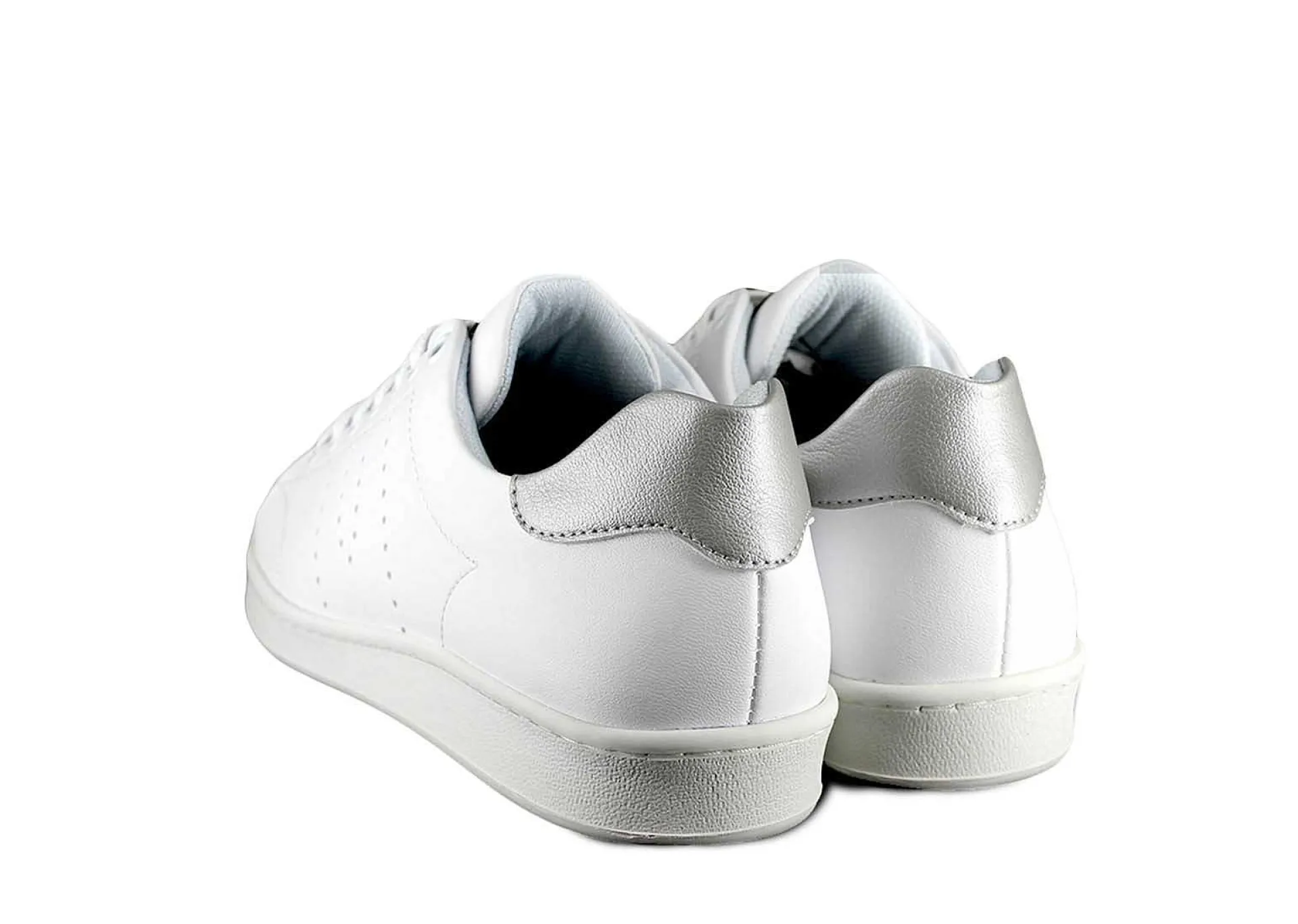Damen Vegetarian Shoes Kemp 2 Sneaker White/Silver