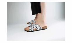 Damen Grand Step Shoes Lilo Dots Black White
