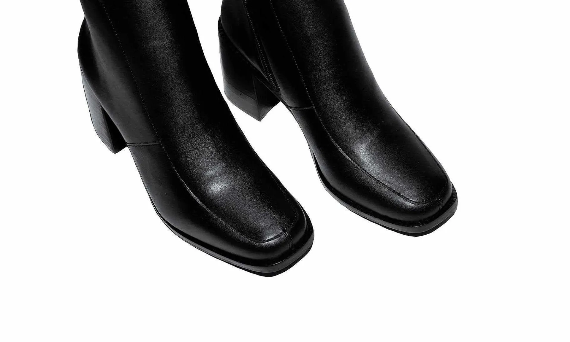 Damen Green Laces Linnea High Heel Boot Black