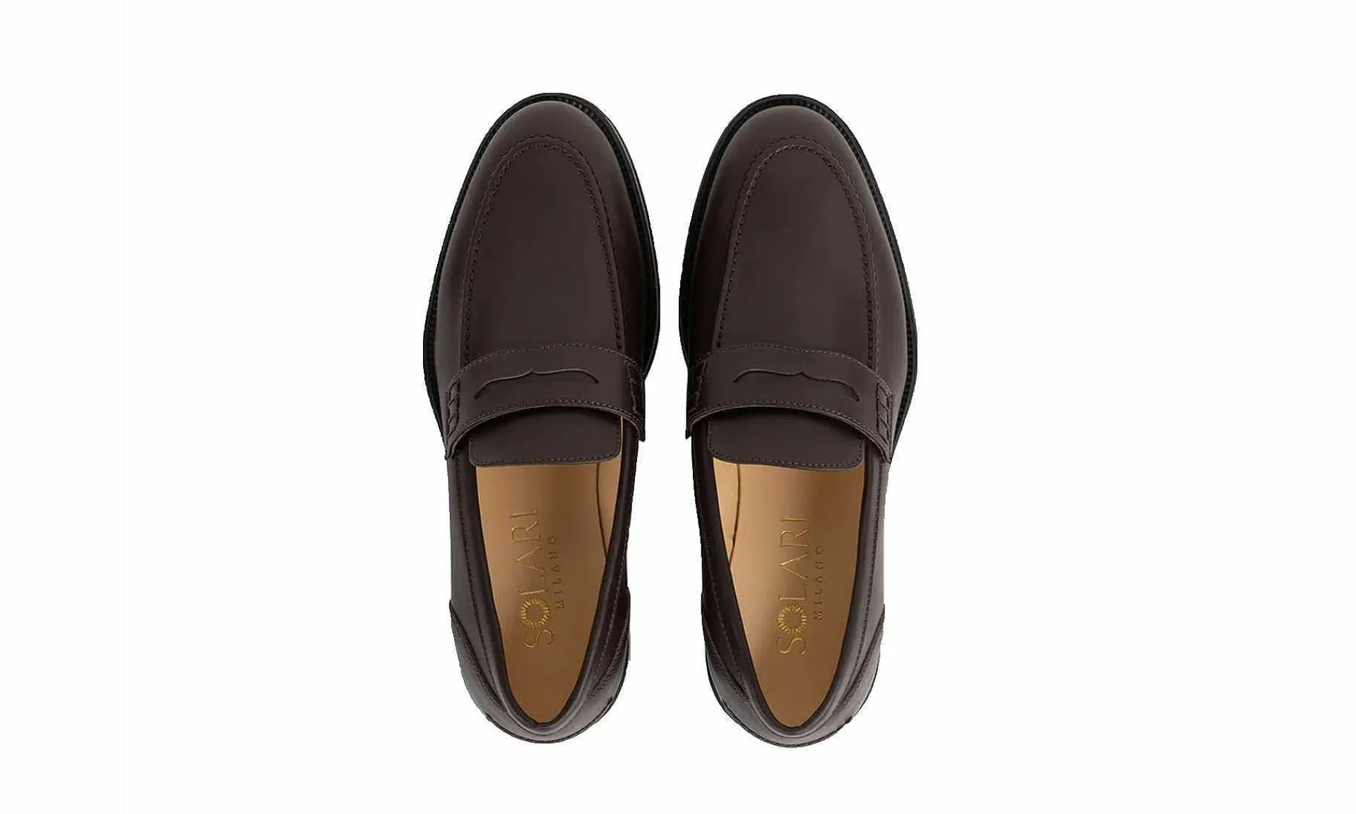 Herren Solari Milano Loafer Brown