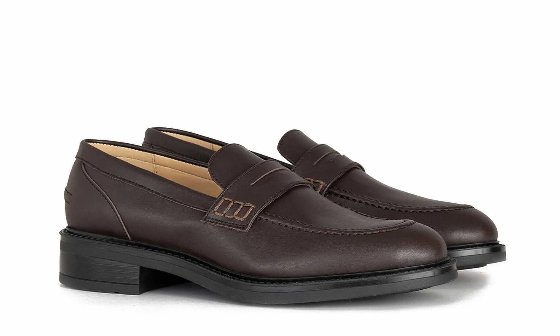 Damen Solari Milano Loafer Woman Brown