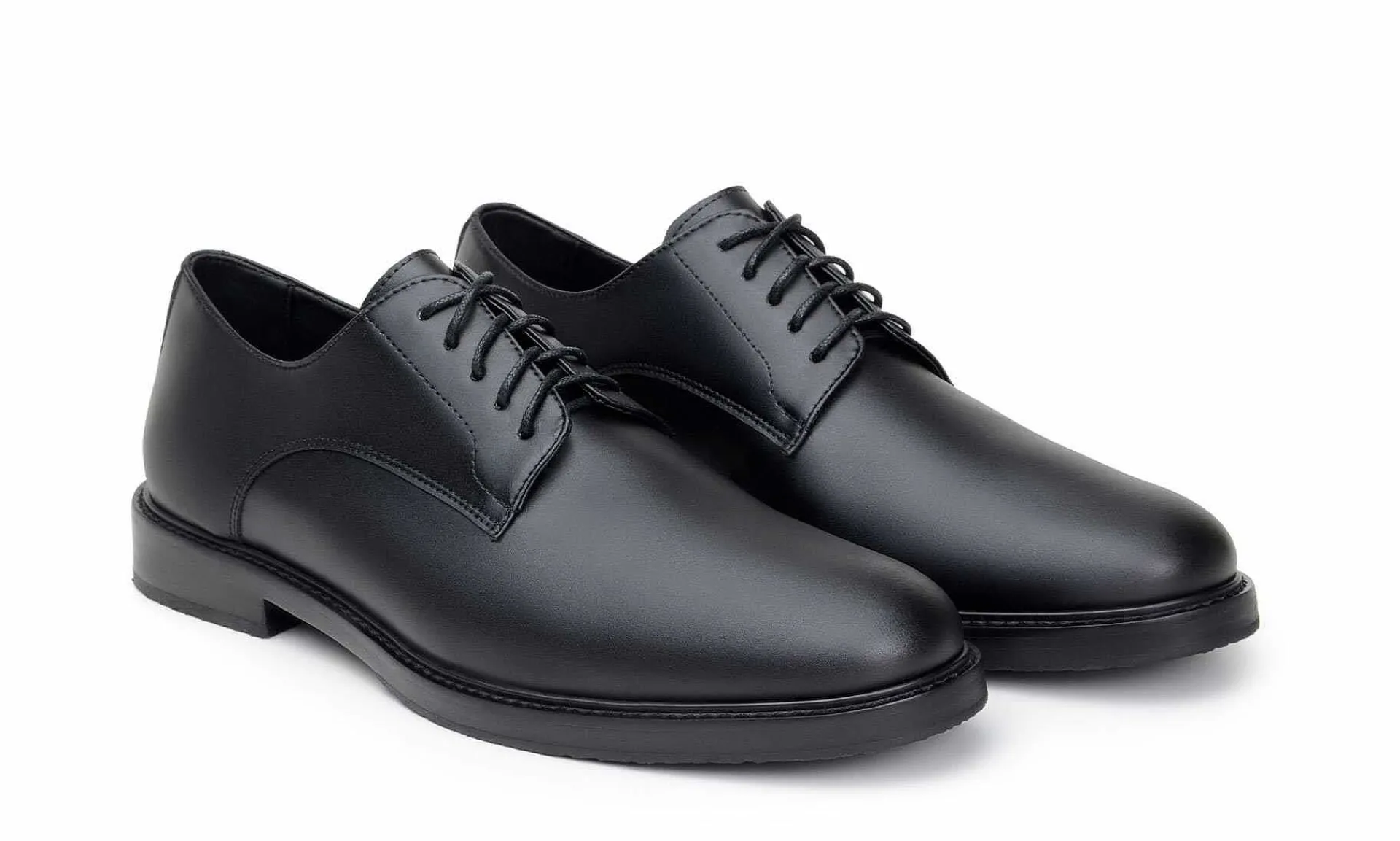 Damen Green Laces Olof Derby Shoe Black