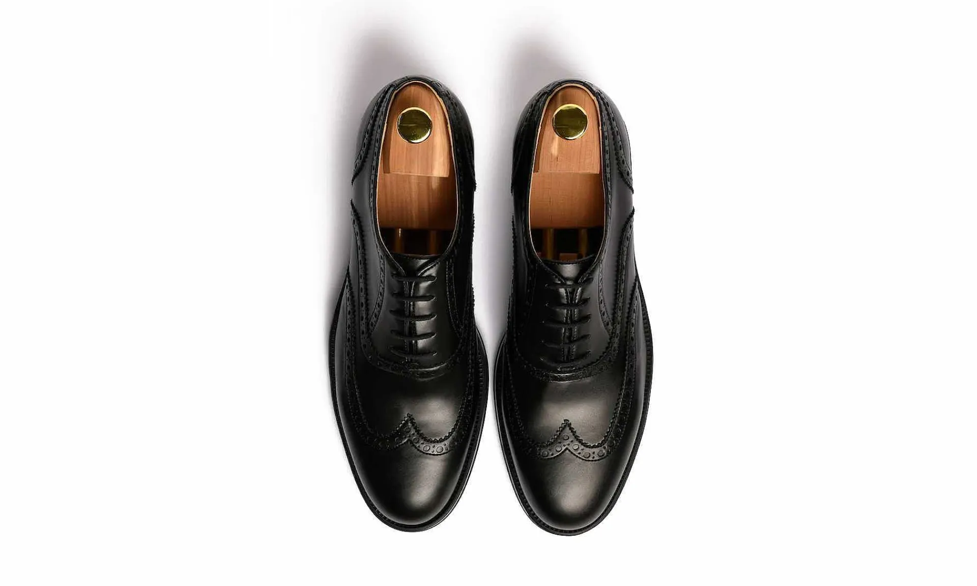 Herren Solari Milano Oxford Brogue Black