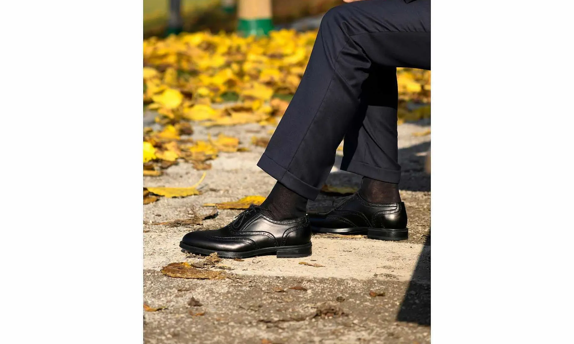 Herren Solari Milano Oxford Brogue Black