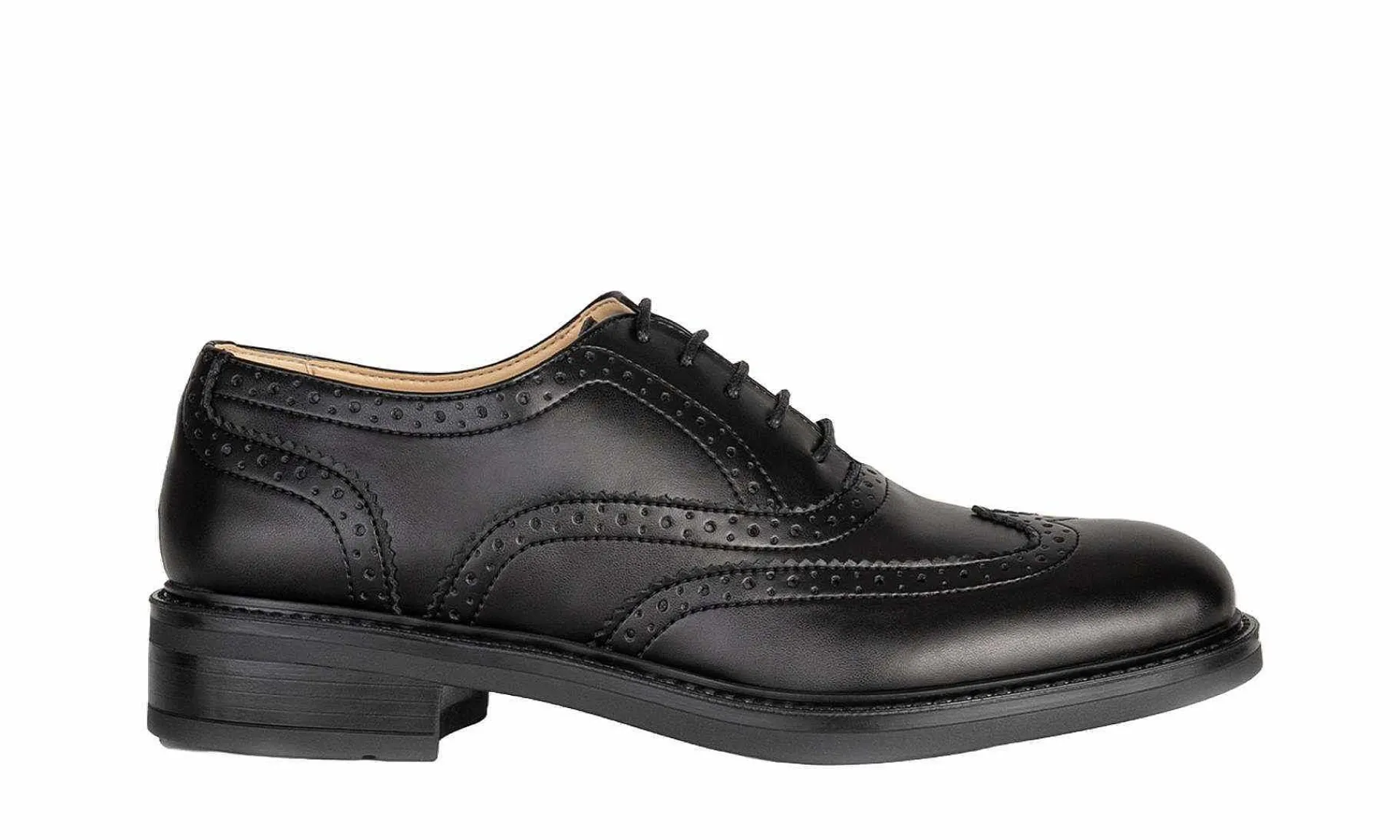 Damen Solari Milano Oxford Brogue Woman Black