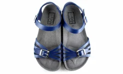 Damen Vegetarian Shoes Paros Sandal Navy Blue