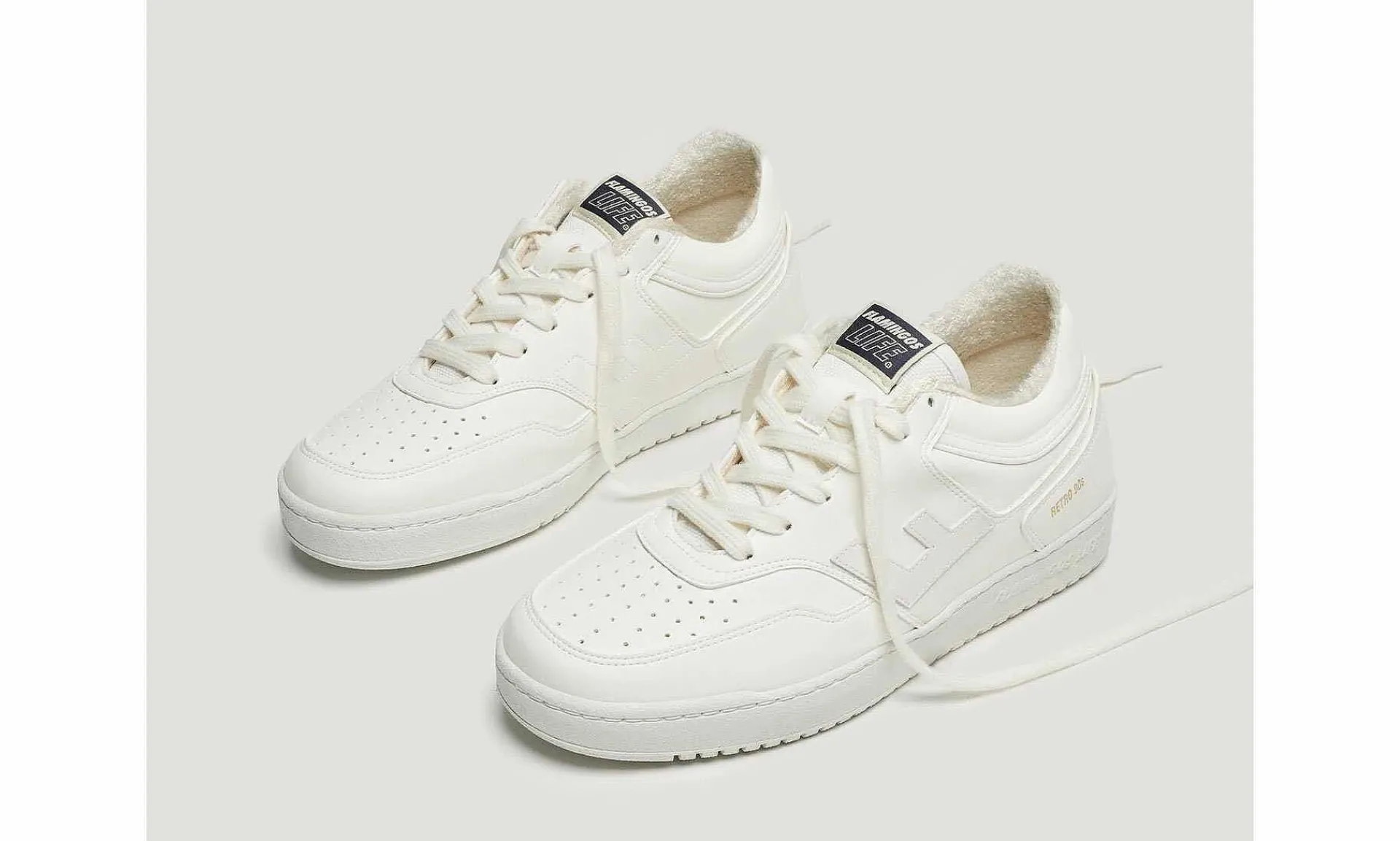 Damen Flamingos Life Retro 90S All White