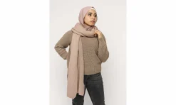 Accessoires Melawear Rippstrick Schal Nagna Rose