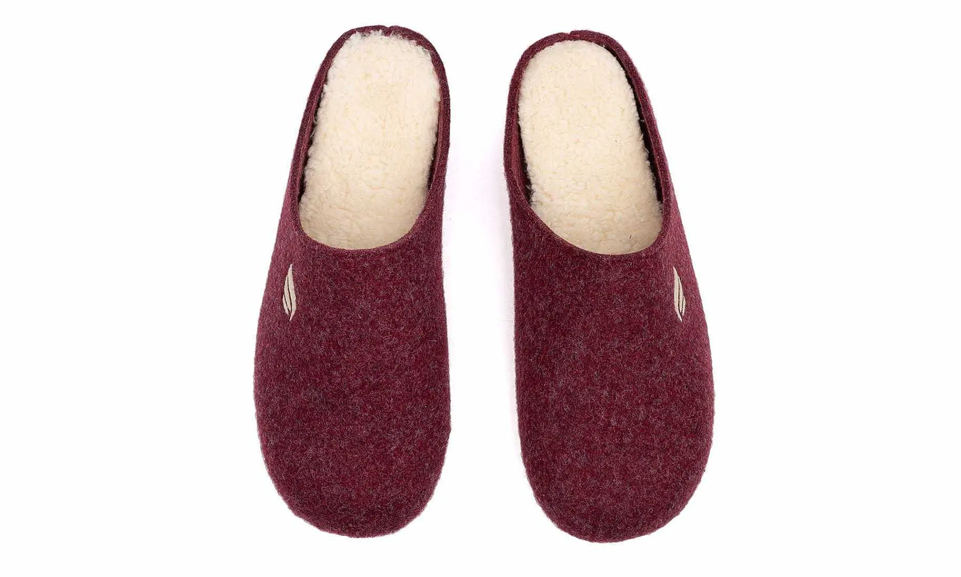 Damen * Slippers Burgundy