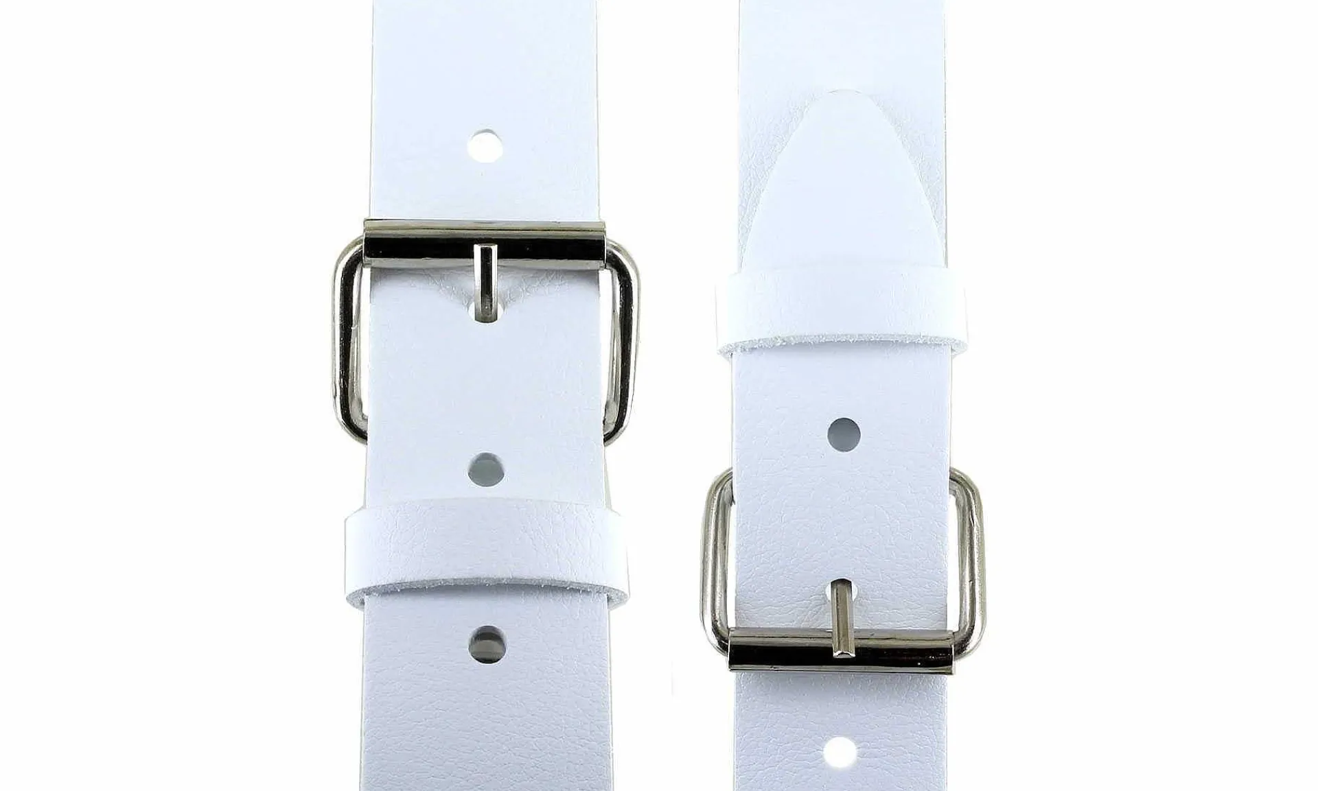 Accessoires Vegetarian Shoes Studded Belt Pyramid White