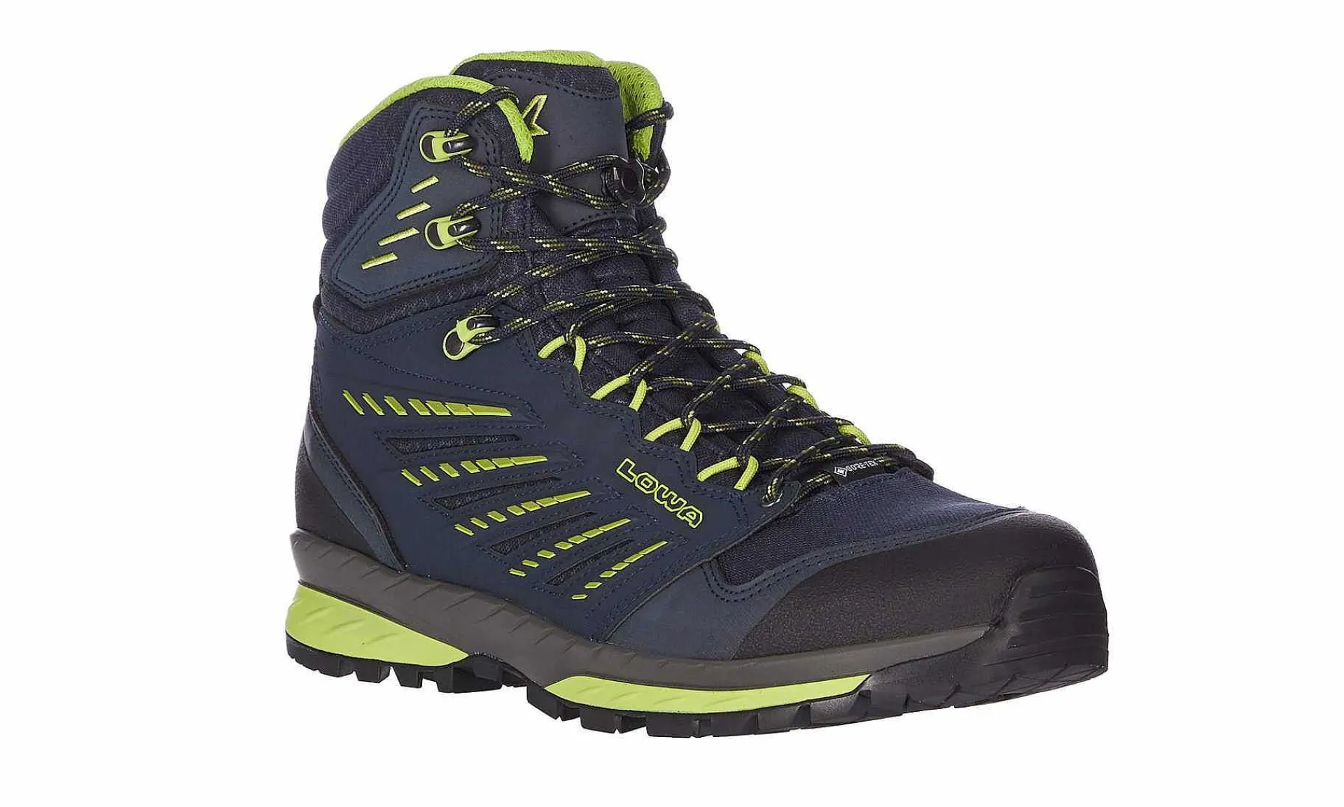 Herren LOWA Trek Evo Gtx Mid Navy/Limone