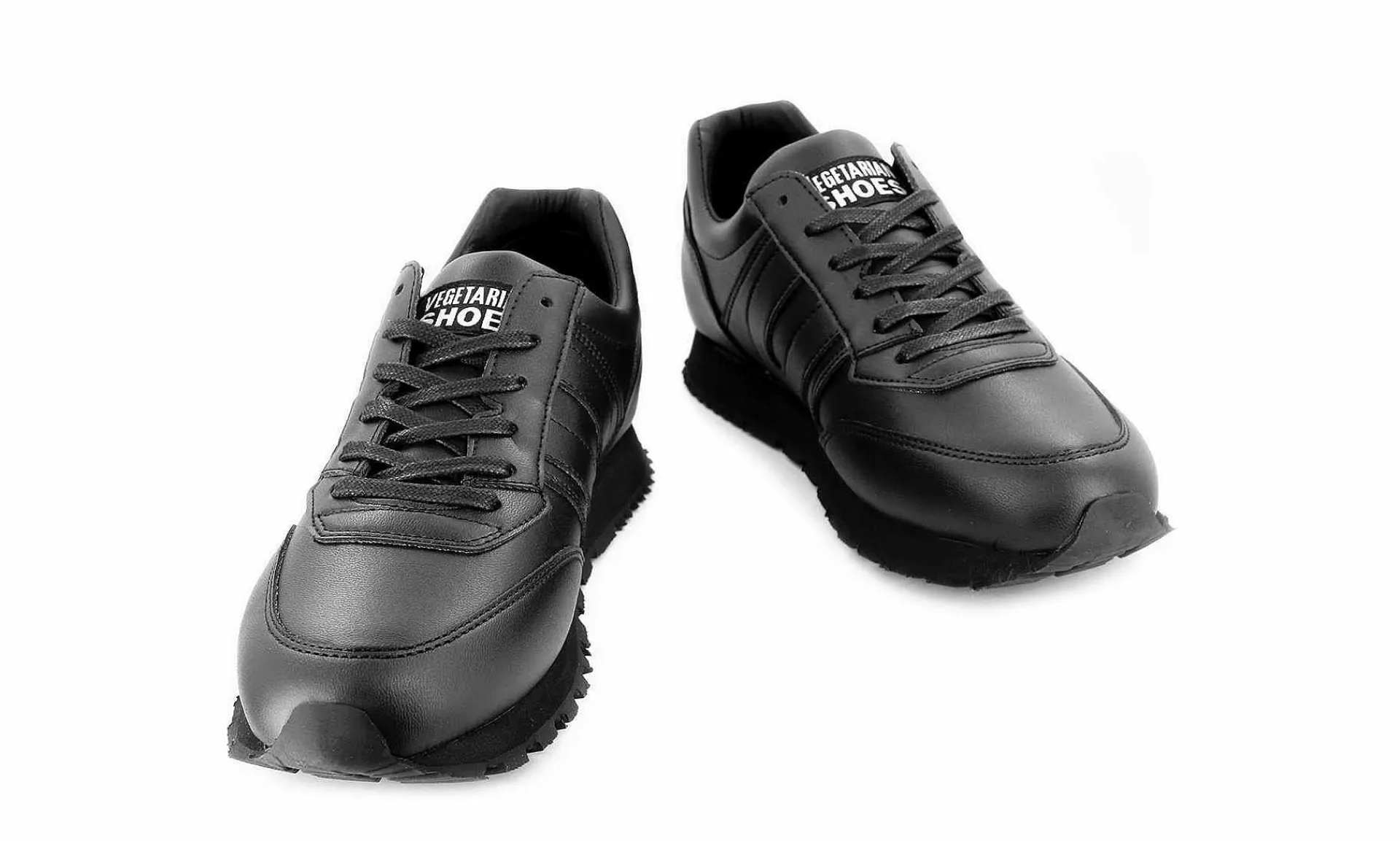 Damen Vegetarian Shoes Vegan Runner All Black