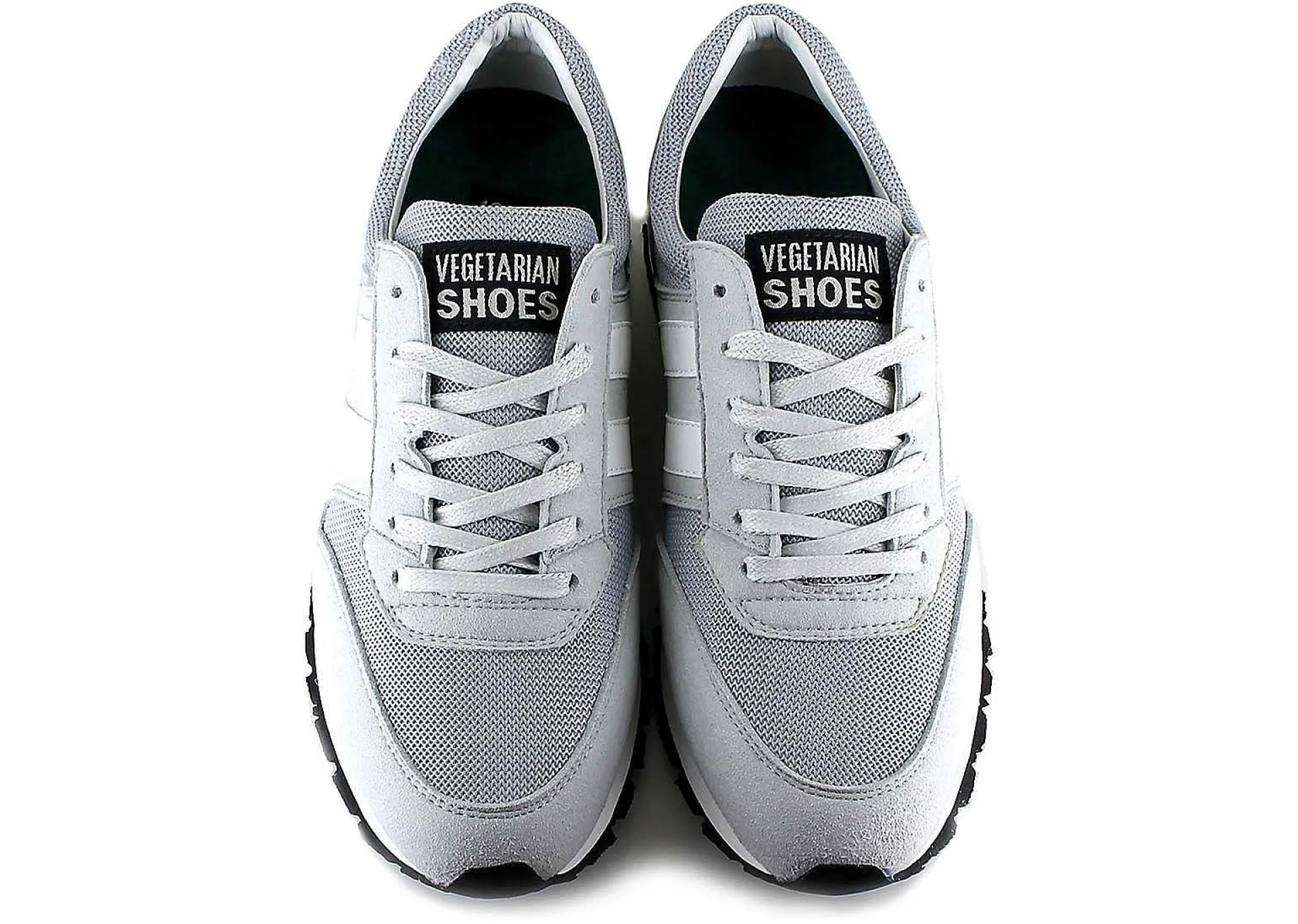 Damen Vegetarian Shoes Vegan Runner Grey