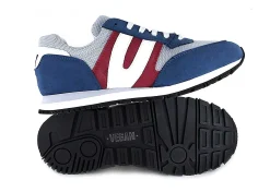 Damen Vegetarian Shoes Vegan Runner Navy/Grey/Red