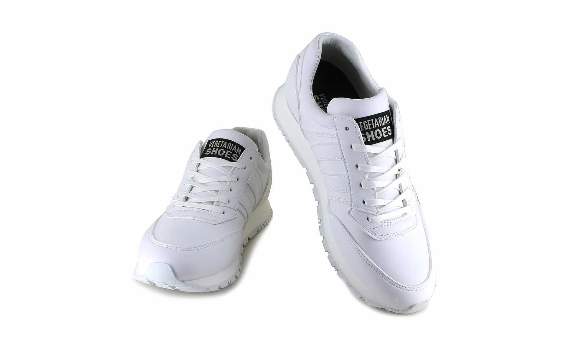 Damen Vegetarian Shoes Vegan Runner White