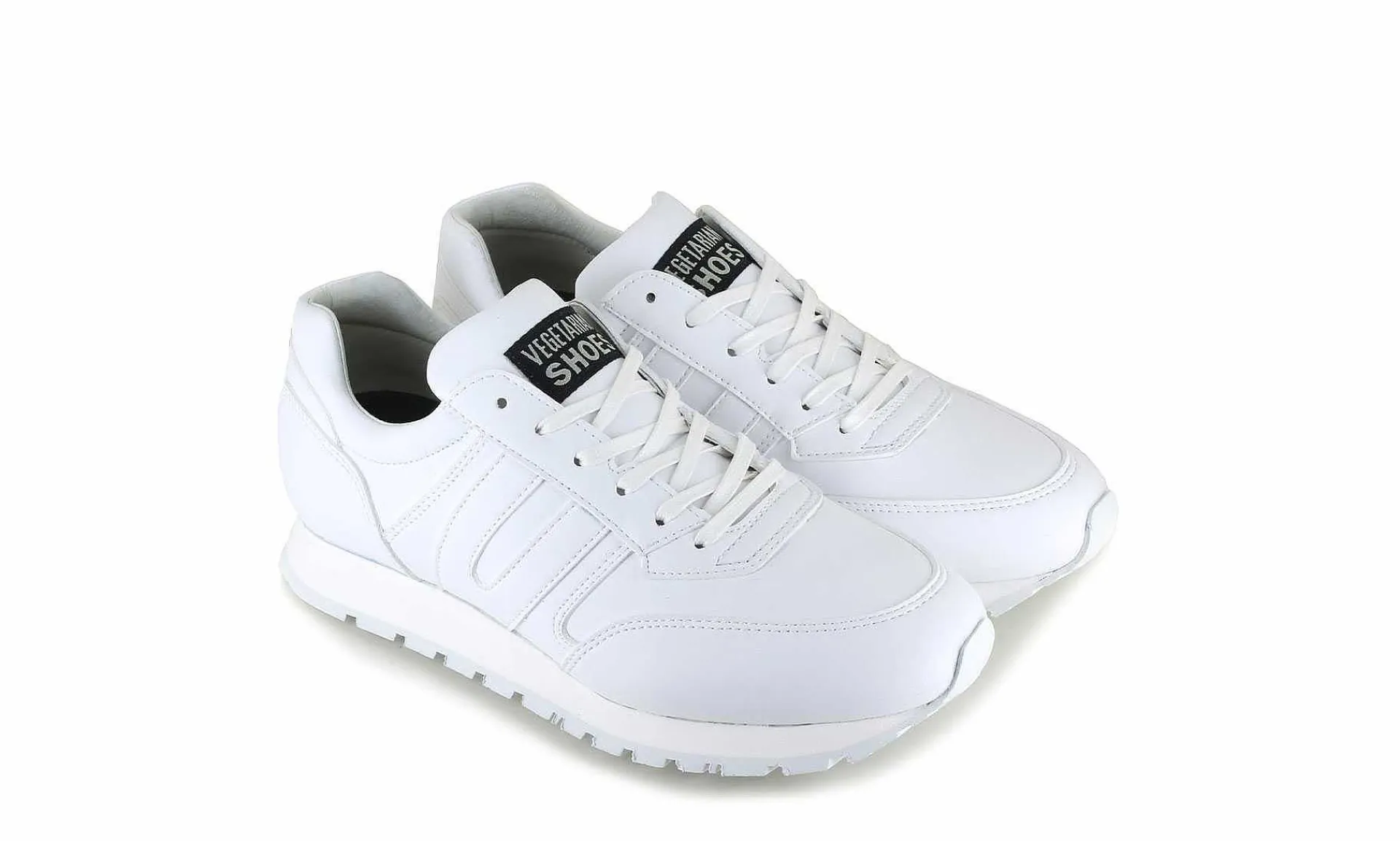 Damen Vegetarian Shoes Vegan Runner White