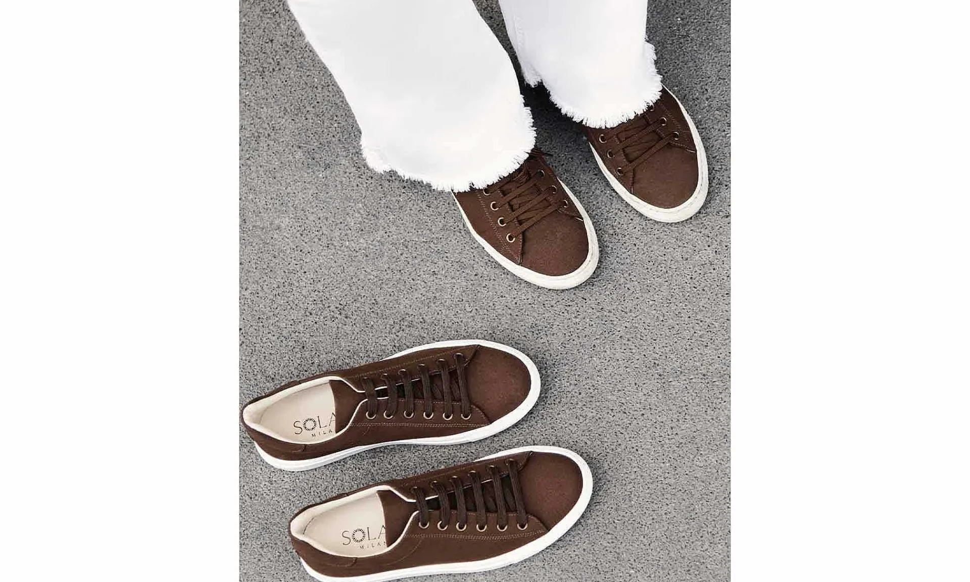 Damen Solari Milano Vegan Suede Sneaker G1