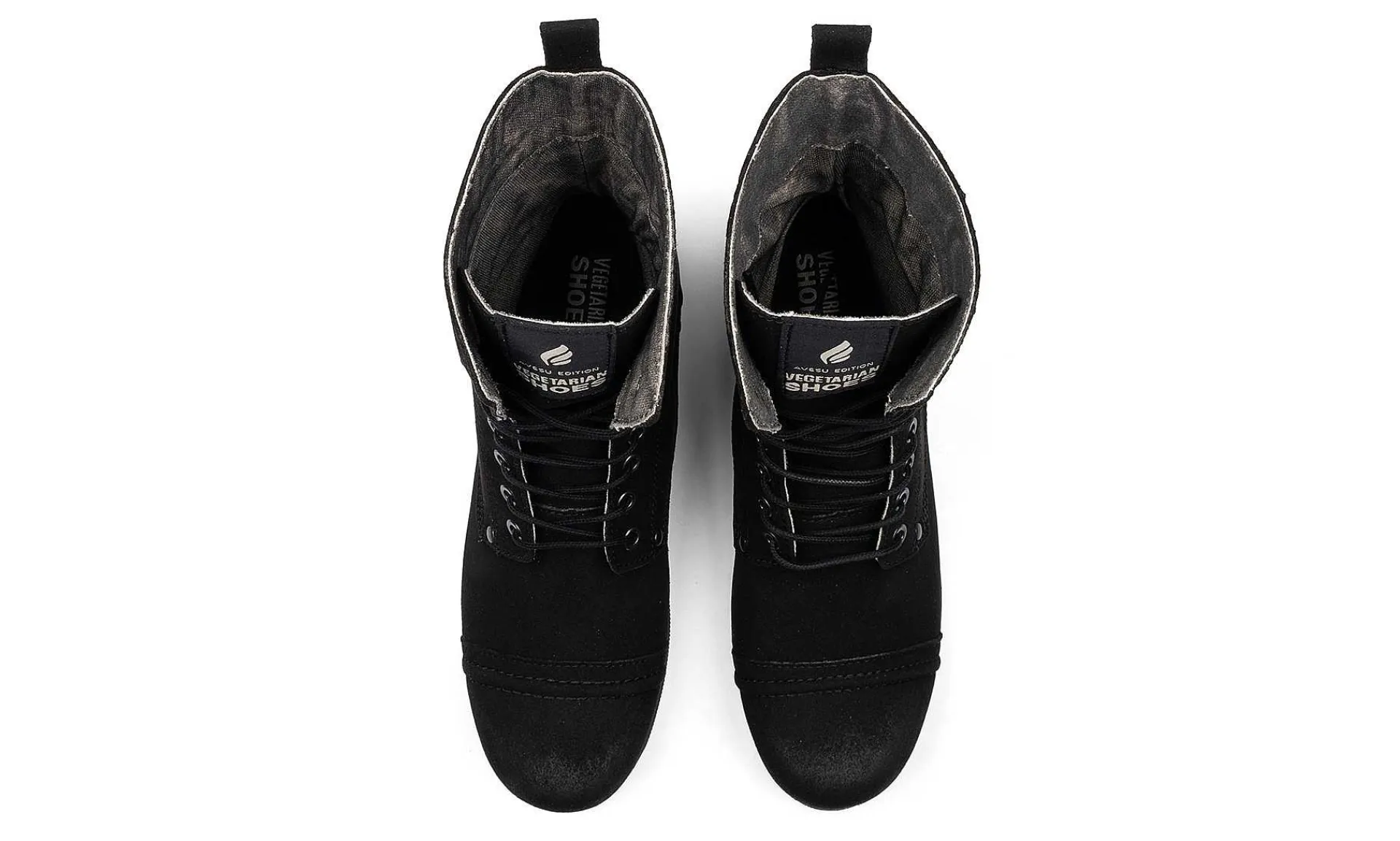 Damen Vegetarian Shoes Vintage Boot Black Edition