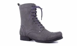 Damen Vegetarian Shoes Vintage Boot Grey