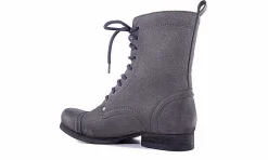 Damen Vegetarian Shoes Vintage Boot Grey