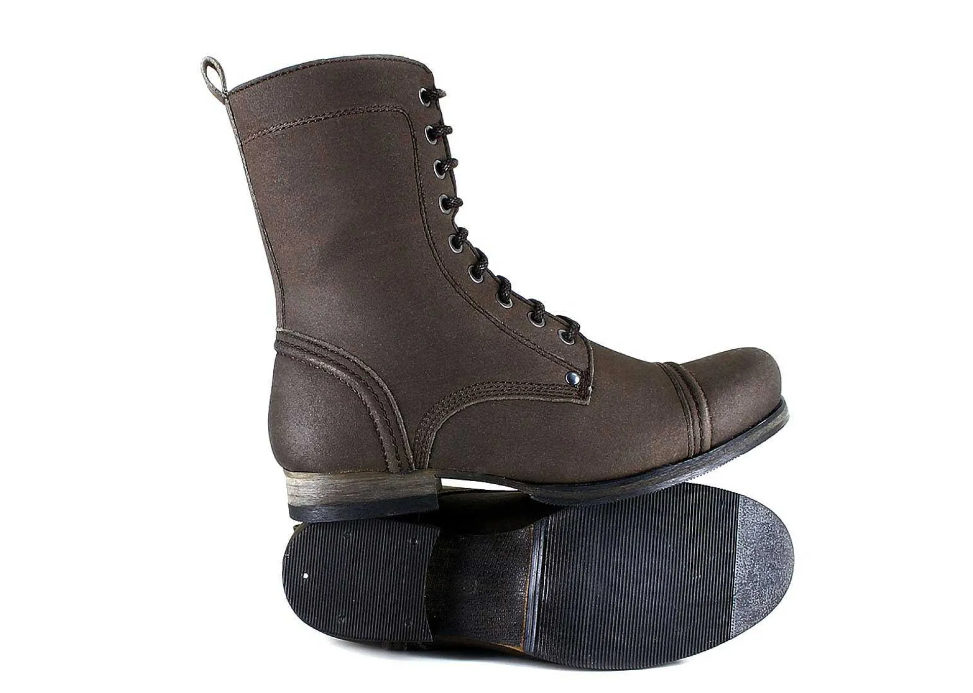 Damen Vegetarian Shoes Vintage Boot Vintage Bucky Brown