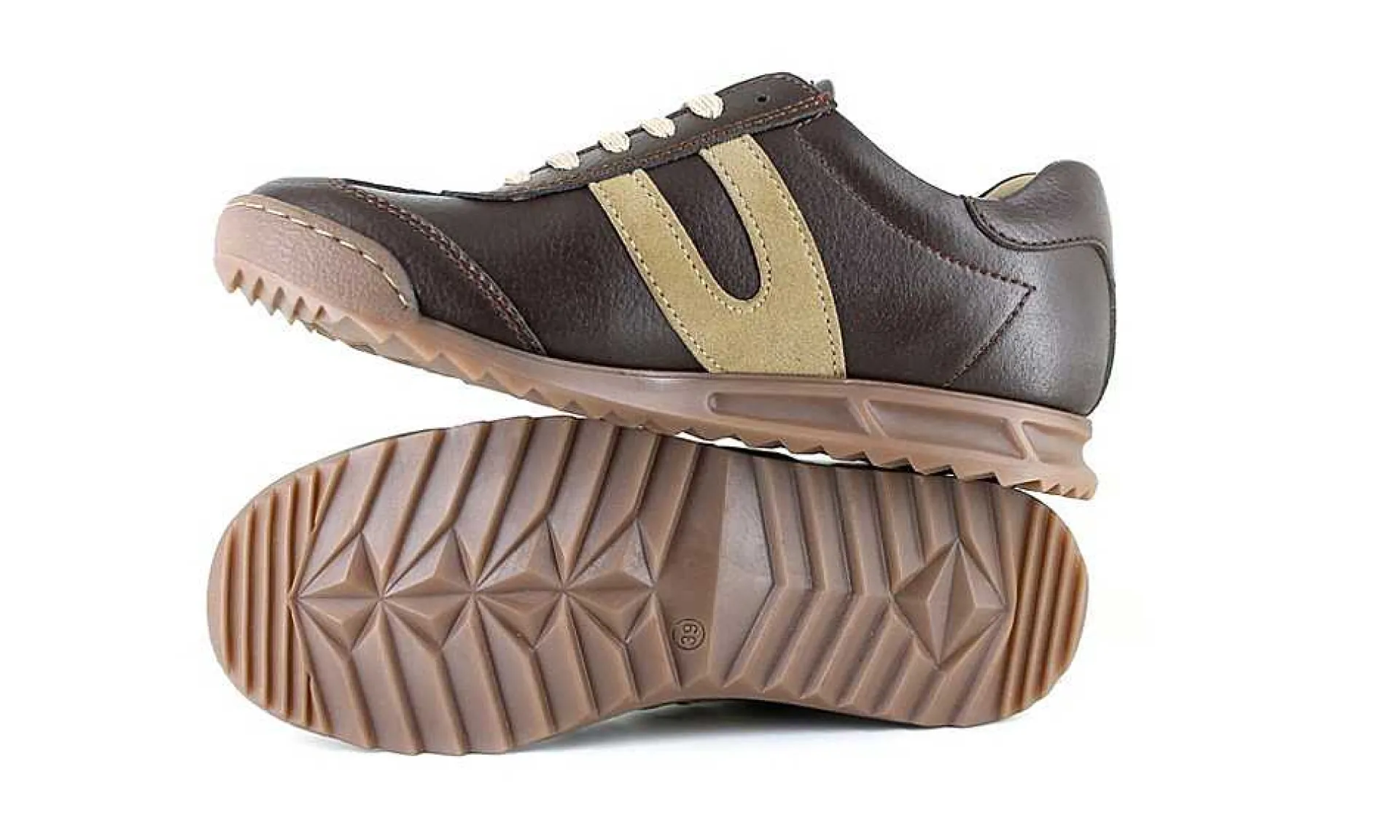 Damen Vegetarian Shoes X Trainer Brown